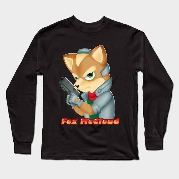 Fox mccloud Long Sleeve T-Shirt by Shoany